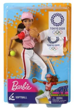 Barbie Lalka Olimpijka Softball GJL77 MATTEL
