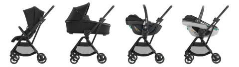 Leona Maxi-Cosi lekki wózek spacerowy z przekładanym siedziskiem 7,5kg - Essential Black