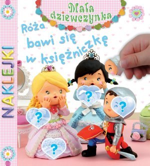 KS54 Mała dziewczynka Róża bawi się w księżniczkę.Naklejki