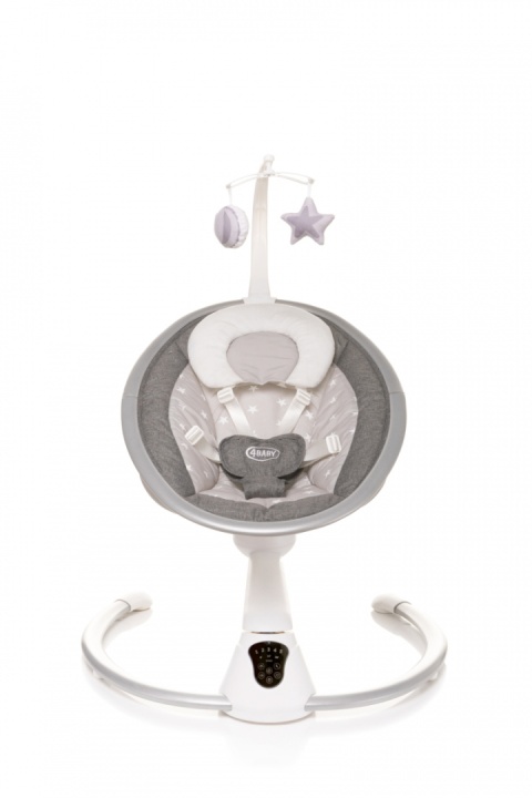 4Baby GRACE Huśtawka leżaczek 360° GREY