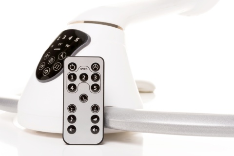 4Baby GRACE Huśtawka leżaczek 360° GREY