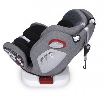 ROTO Bertoni Lorelli 0-36 kg obrotowy 360° fotelik samochodowy z Isofix - Black