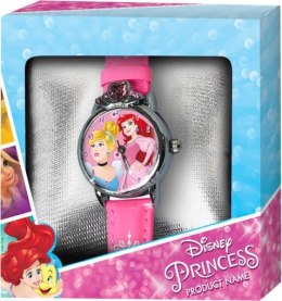 Zegarek analogowy w pudełku prezentowym błyszcząca korona Księżniczki. Princess WD19643 Kids Euroswan