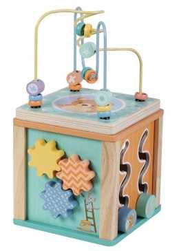 Zabawka drewniana kostka edukacyjna sorter montessori - zestaw 8 elementów 30 cm