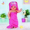 BABY BORN Różowy Zestaw Kąpielowy dla Lalki 43 cm Ręcznik Mydło Gąbka