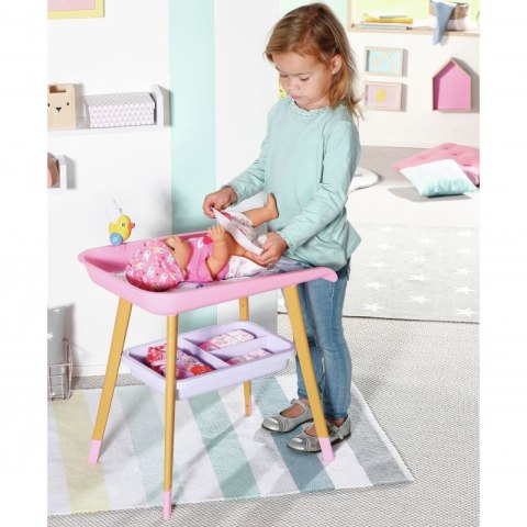 Baby Born Różowy Przewijak dla Lalki 43 cm + Akcesoria