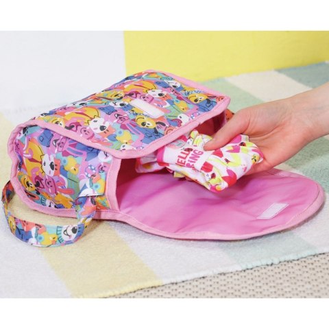 Baby Born Różowy Wózek dla Lalki z Torbą na Akcesoria i Nosidełkiem