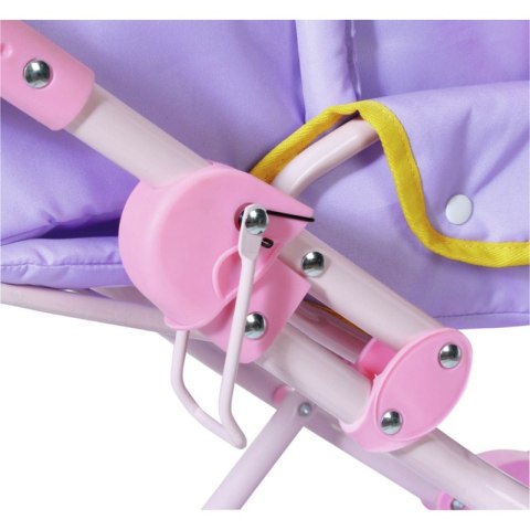 Baby Born Różowy Wózek dla Lalki z Torbą na Akcesoria i Nosidełkiem