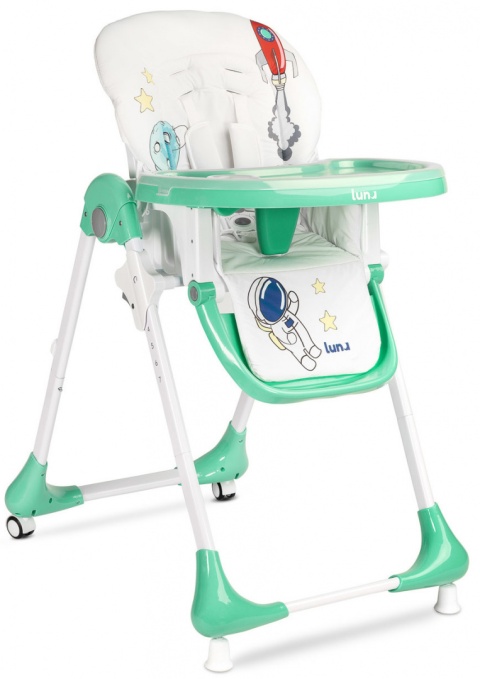 LUNA Krzesełko do karmienia Caretero Mint