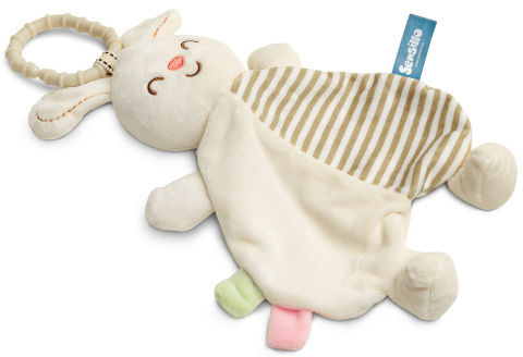 MiniZoo przytulanka zawieszka maskotka 0+ Sensillo - KRÓLIK