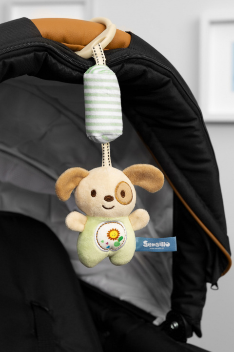 Mini Zoo zawieszka maskotka do wózka 0+ Sensillo - PIESEK