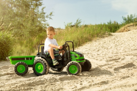 TOYZ Traktor Hector Pojazd na akumulator - GREEN