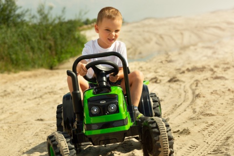 TOYZ Traktor Hector Pojazd na akumulator - GREEN