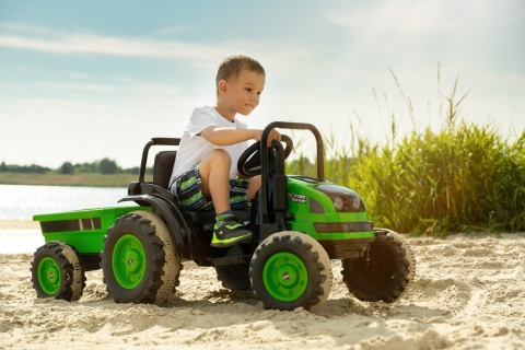 TOYZ Traktor Hector Pojazd na akumulator - GREEN