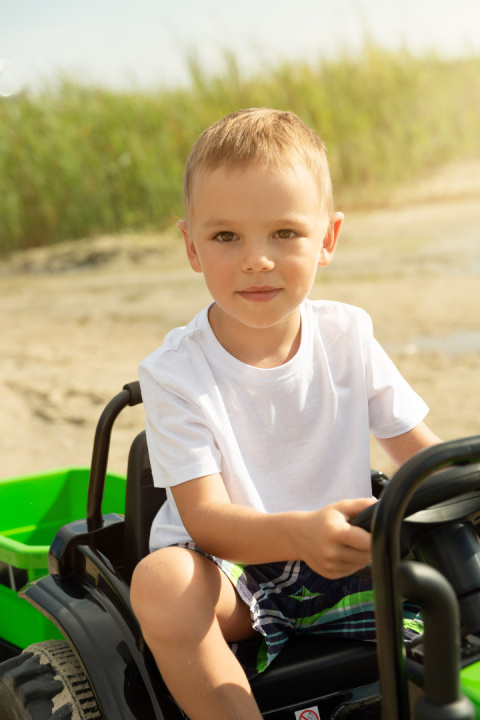 TOYZ Traktor Hector Pojazd na akumulator - GREEN