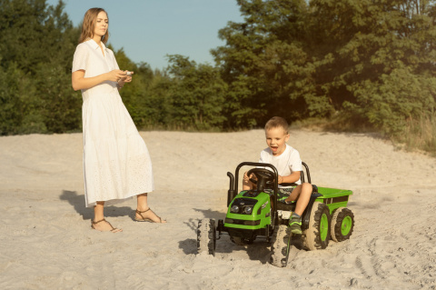 TOYZ Traktor Hector Pojazd na akumulator - GREEN