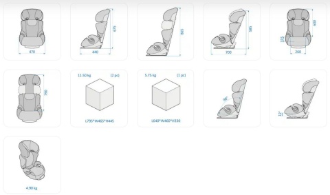 Rodi AP AirProtect MAXI-COSI 15-36kg fotelik samochodowy Air Protect - Authentic Black