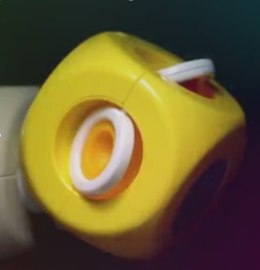 Zabawka odstresowująca 3w1 Magical Gyro Cube żółta