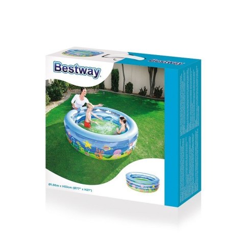 Bestway 51029 BASEN DMUCHANY FALE 196x53
