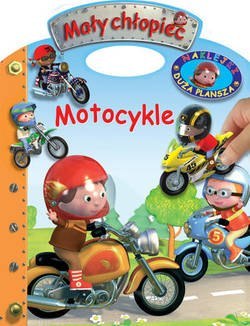 KS44 Motocykle. Naklejki - Duża plansza. Mały chłopiec