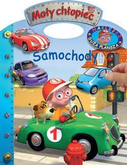 KS44 Samochody. Naklejki - Duża plansza. Mały chłopiec