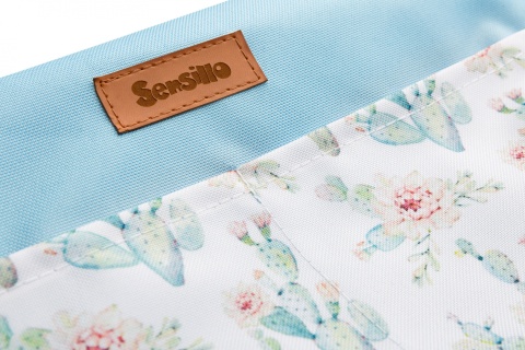 SENSILLO organizer do wózka – BŁĘKITNY KAKTUSY