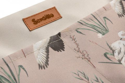 SENSILLO organizer do wózka - RÓŻOWY ŻURAWIE