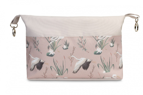 SENSILLO organizer do wózka - RÓŻOWY ŻURAWIE