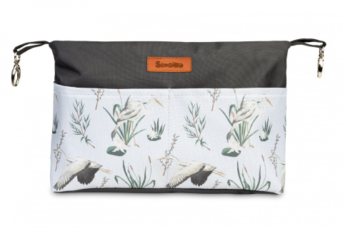 SENSILLO organizer do wózka – SZARY ŻURAWIE