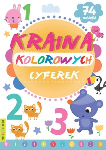 Książeczka Kraina kolorowych cyferek Books and fun