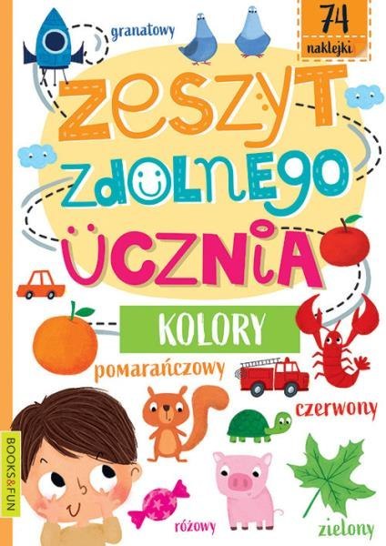 Książeczka Zeszyt zdolnego ucznia Kolory Books and fun
