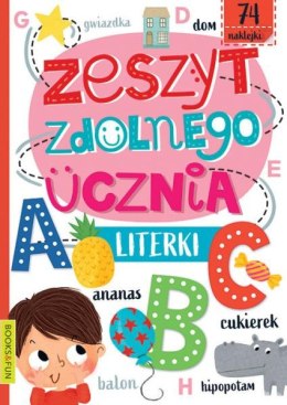 Książeczka Zeszyt zdolnego ucznia Literki Books and fun