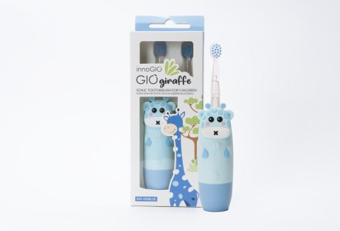 InnoGIO Soniczna Szczoteczka do zębów dla dzieci GIOgiraffe niebieska GIO-450BLUE