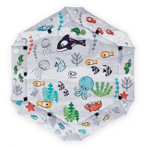 Kinderkraft SEA LAND Interaktywna Mata edukacyjna z 20 piłeczkami