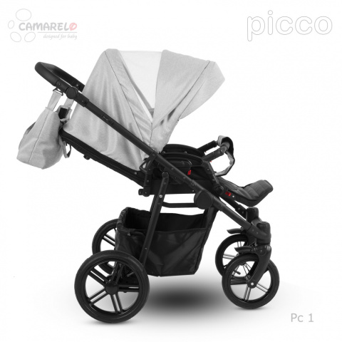 PICCO 2w1 Camarelo lekki wózek wielofunkcyjny do 22 kg, waży tylko 11,9 kg Polski Produkt kolor - 01