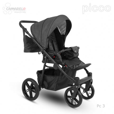 PICCO 2w1 Camarelo lekki wózek wielofunkcyjny do 22 kg, waży tylko 11,9 kg Polski Produkt kolor - 03