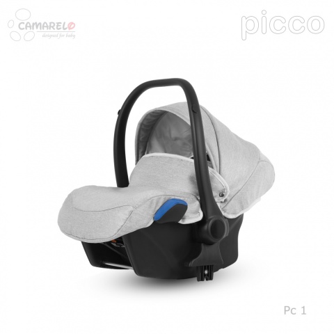 PICCO 3w1 Camarelo lekki wózek wielofunkcyjny do 22 kg, waży tylko 11,9 kg + fotelik KITE 0-13kg Polski Produkt kolor - 01