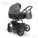 PICCO 3w1 Camarelo lekki wózek wielofunkcyjny do 22 kg, waży tylko 11,9 kg + fotelik KITE 0-13kg Polski Produkt kolor - 02