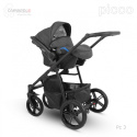 PICCO 3w1 Camarelo lekki wózek wielofunkcyjny do 22 kg, waży tylko 11,9 kg + fotelik KITE 0-13kg Polski Produkt kolor - 03