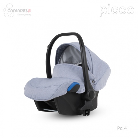PICCO 3w1 Camarelo lekki wózek wielofunkcyjny do 22 kg, waży tylko 11,9 kg + fotelik KITE 0-13kg Polski Produkt kolor - 04