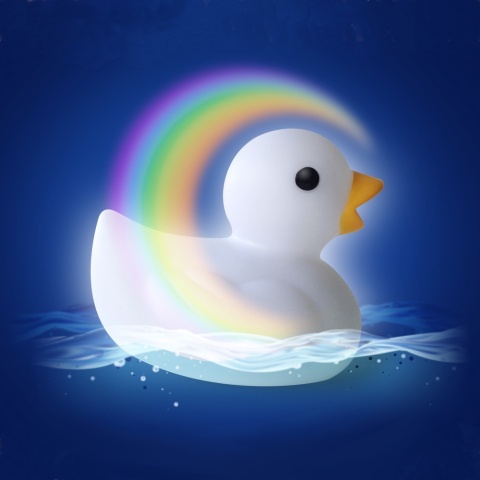 Pabobo - Lampka pływająca kaczuszka Lumilove wielokolorowa