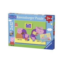 Puzzle 2x12el Peppa - W domu 075966 RAVENSBURGER