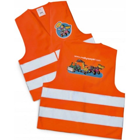 Traktor na Pedały z Łyżką i Przyczepą - ROLLY TOYS rollyKid 2-5 Lat + Kamizelka Odblaskowa dla Dzieci Gratis