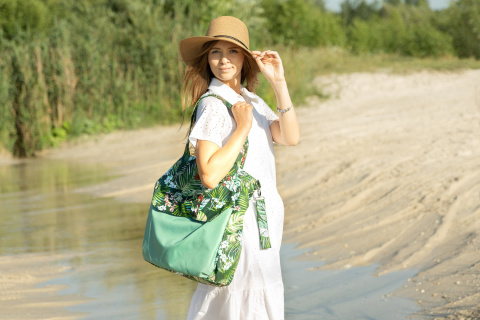 Sensillo Torba Mama Bag - ŁĄKA ZIELONA