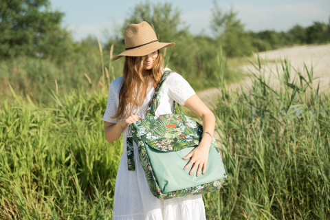 Sensillo Torba Mama Bag - ŁĄKA ZIELONA