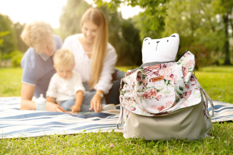 Sensillo Torba Mama Bag - ŁĄKA ZIELONA