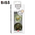 BIBS COLOUR 2-PACK SAGE & GREEN HUNTER S Smoczek Uspokajający kauczuk Hevea