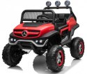 Pojazd Mercedes BENZ UNIMOG Czerwony