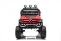 Pojazd Mercedes BENZ UNIMOG Czerwony