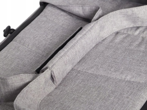 EasyGO Miękka Gondola do wózków bliźniaczych DOMINO i FUSION - Coal